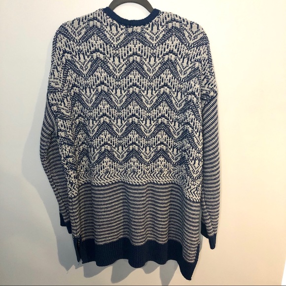 Love & Legend Blue and White Knit Cardigan - Picture 4 of 4